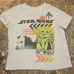 Old Navy Star Wars Grogu Graphic Childrens Tee Sz XS (5)
